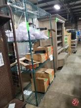Green 4-Tier Metro Rack