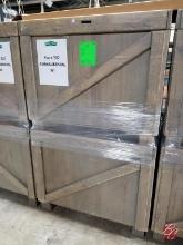 Wooden Produce Bins 36x36x31