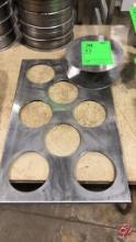 Stainless Stand & 8-Hole Bottle Organizer