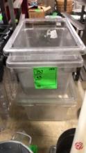 Rubbermaid W/Lid & Cambro Containers