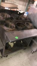 Rankin-Delux Stainless Steel 6-Burner Wok