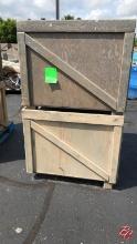 Wood Produce Cubes Approx: 36" x 36" x 32"