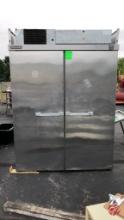 Hobart EQE2 Stainless 2-Door Roll In Rack Cooler