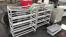 Aluminum Meat Carts W/Casters