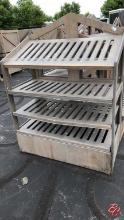 Custom Wood Multi-Deck Produce Display 45"