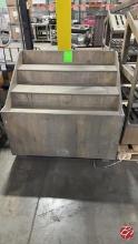 Custom Wood Produce Waterfall Display