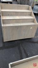 Custom Wood Produce Waterfall Display