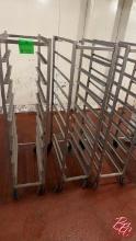Stainless Steel Meat Tray Racks W/ Casters