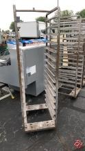 Aluminum Sheet Pan Cart W/Casters