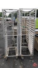 Aluminum Sheet Pan Carts W/Casters