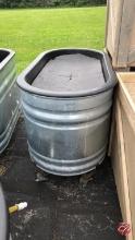 Galvanized Troughs W/Inserts & Casters 50"x26"x32"
