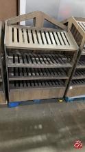 Custom Wood Multi-Deck Produce Display 45"