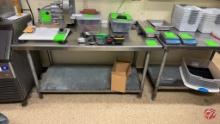 Stainless Steel Table W/ Galvanized Bottom 60"x30"
