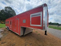 TANDEM AXLE GOOSENECK MOBILE OFFICE TRAILER