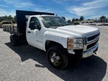 2008 CHEVROLET SILVERADO 3500HD FLATBED TRUCK