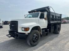 1996 FORD SINGLE AXLE DUMP TRUCK