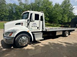 2012 KENWORTH T270 SINGLE AXLE ROLLBACK TRUCK