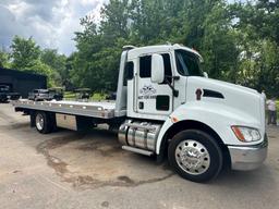 2012 KENWORTH T270 SINGLE AXLE ROLLBACK TRUCK