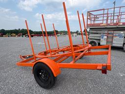 SINGLE AXLE COILED PIPE TRAILER