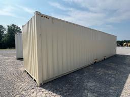 40' STORAGE CONTAINER W/SIDE DOORS