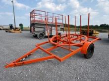 SINGLE AXLE COILED PIPE TRAILER