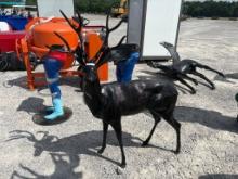 SMALL BUCK STATUE