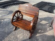 WAGON WHEEL CHAIR