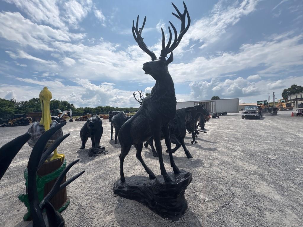 MAJESTIC ELK STATUE