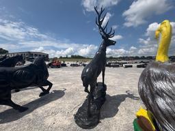 MAJESTIC ELK STATUE