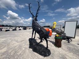 MAJESTIC ELK STATUE