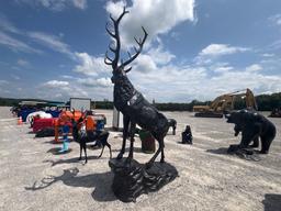 MAJESTIC ELK STATUE