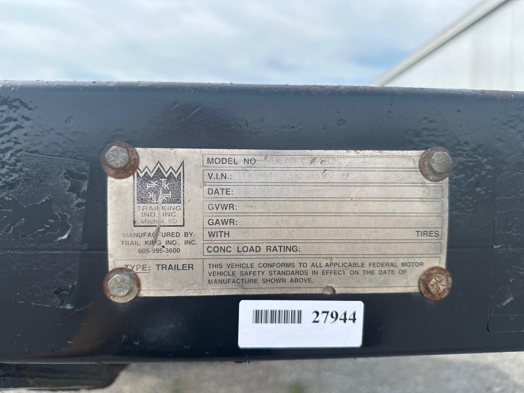 1999 TRAIL KING TK70LC9482 DUAL TANDEM STEP DECK T