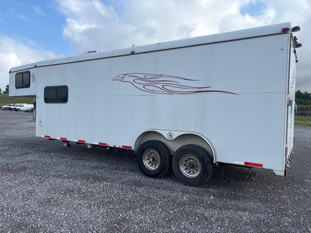 2007 DOUBLE D TANDEM AXLE GOOSENECK TRAILER