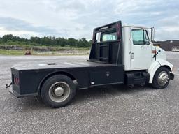 2001 INTERNATIONAL 4500 SINGLE AXLE FLATBED TRUCK