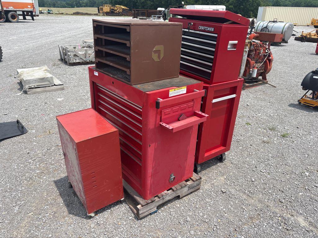 LOT OF TOOLBOXES