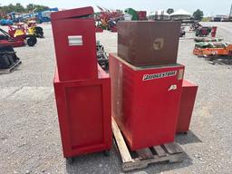 LOT OF TOOLBOXES