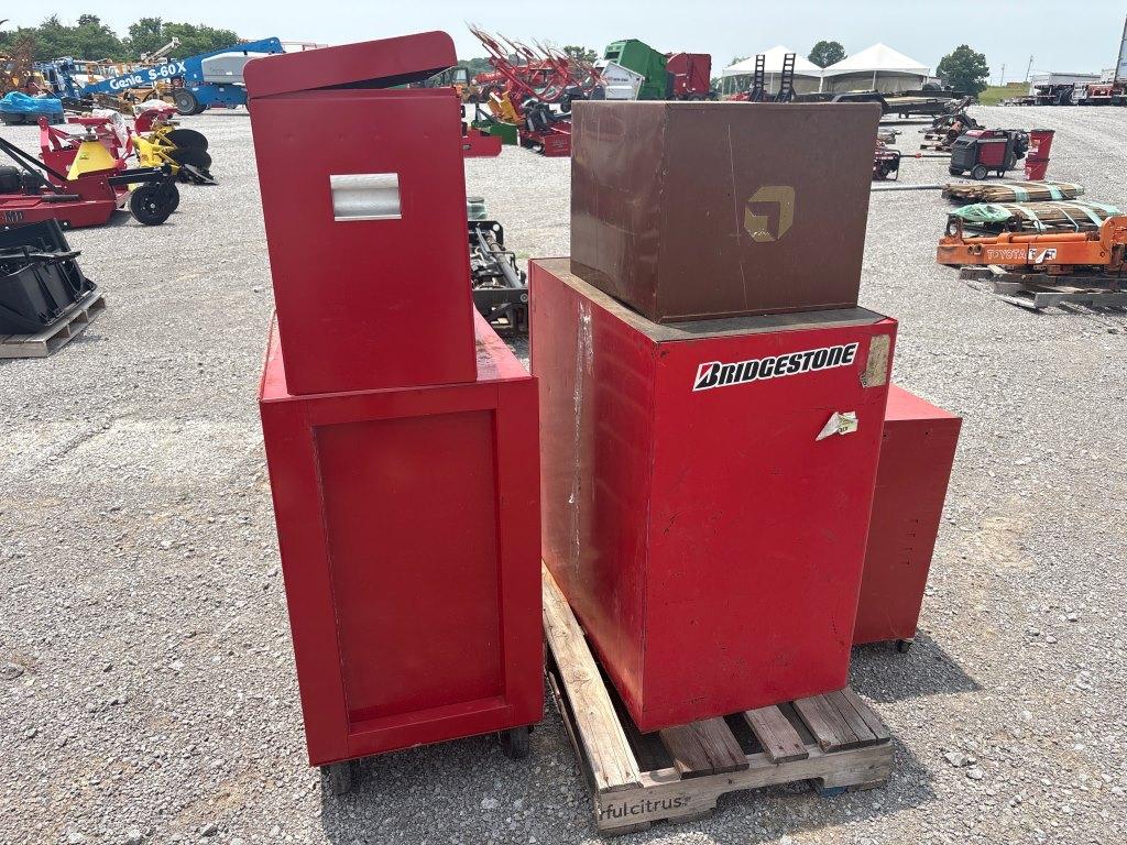 LOT OF TOOLBOXES