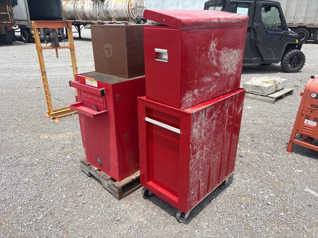 LOT OF TOOLBOXES