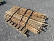 PALLET OF VEGETABLE STAKES