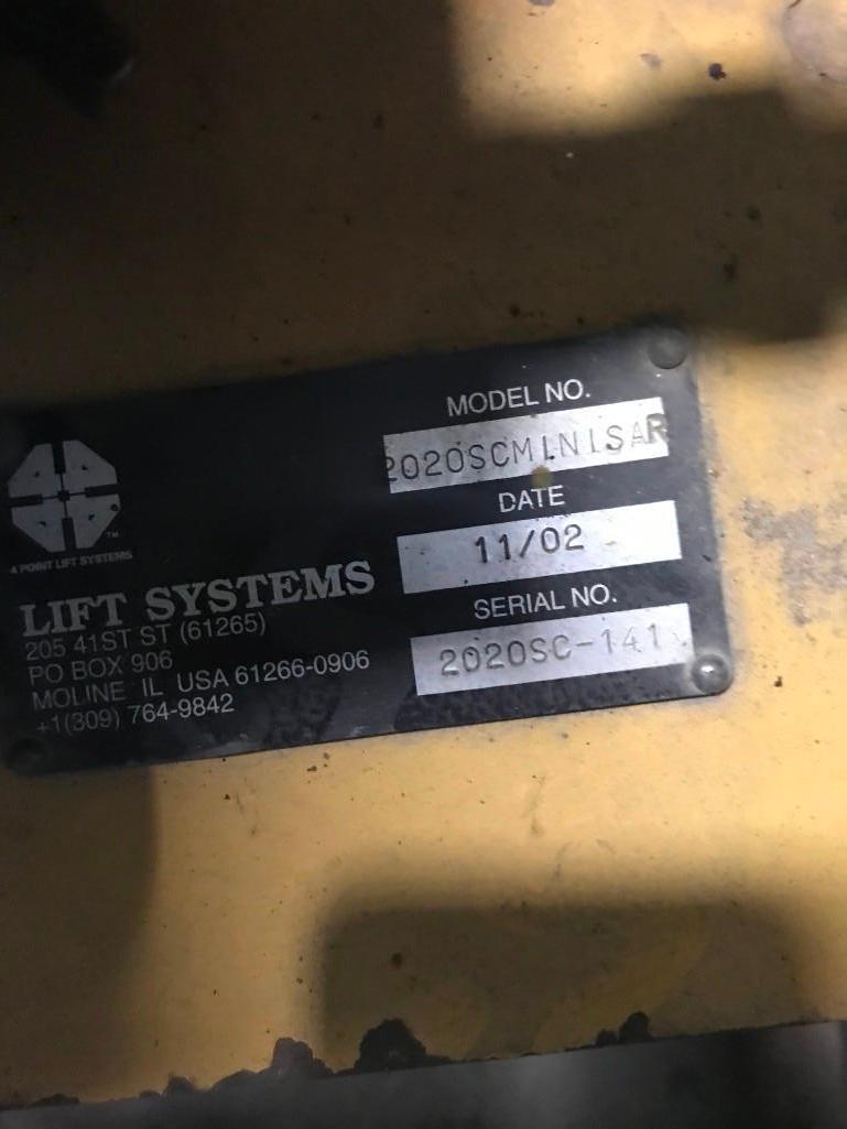 2002 Lift Systems 2020SC MINISAR 40 Ton Gantry Crane System (Unit HG401)