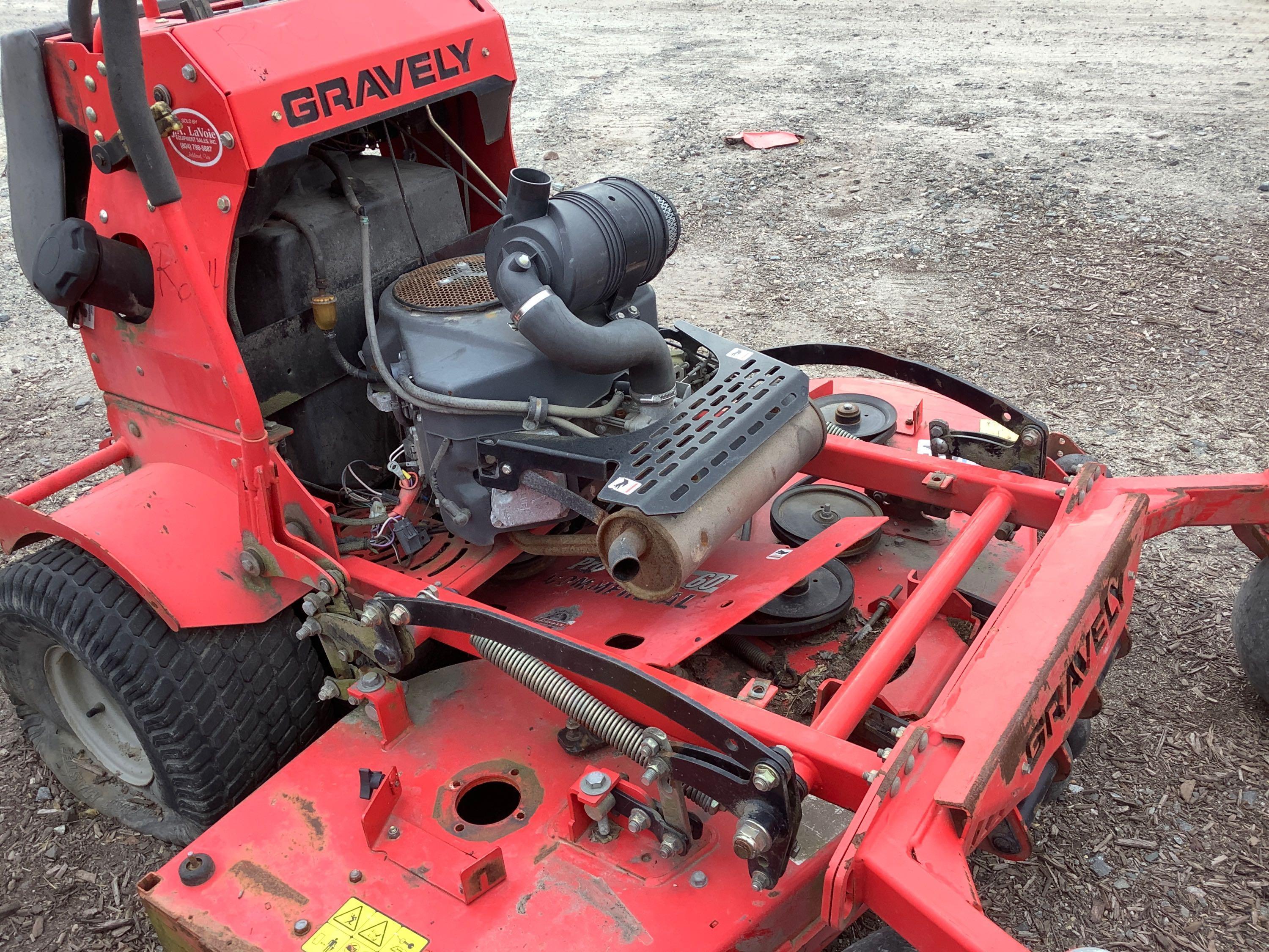 GRAVELY STAND BEHIND LAWN MOWER