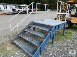 Metal Staircase with Hand Rail