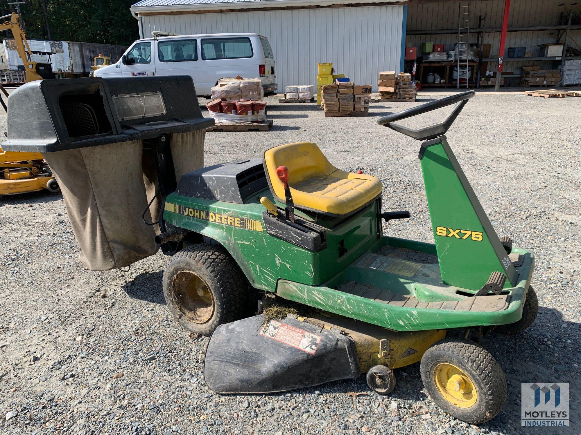 John Deere SX75 Riding Mower