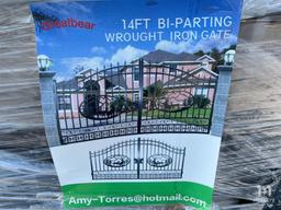 Greatbear 14ft Bi-Parting Iron Gate, Qty 1 Pair