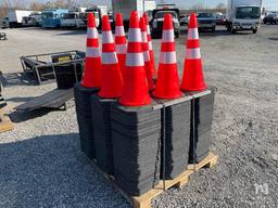 AGT Safety Traffic Cones, Qty 27