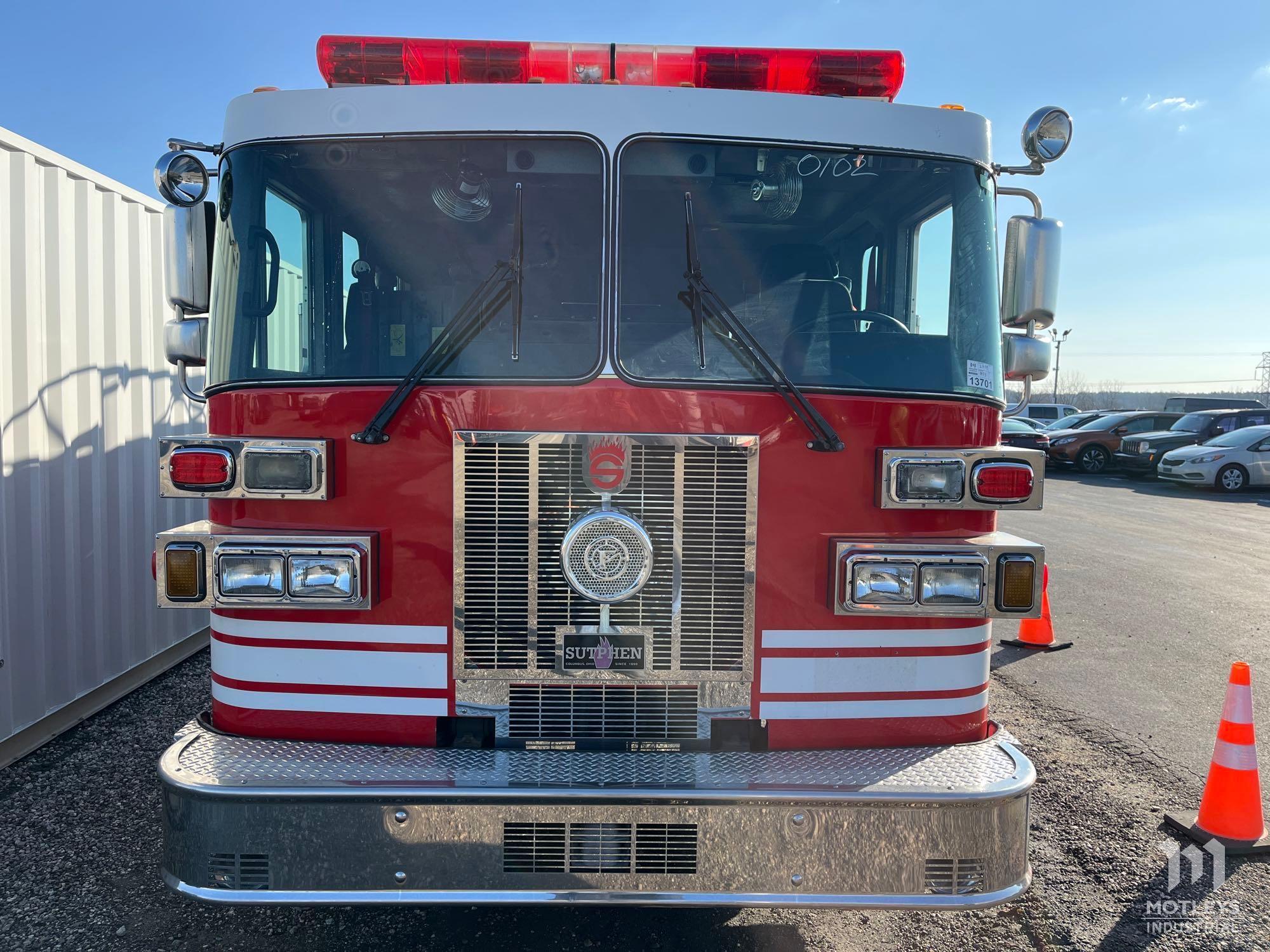 2008 Sutphen Ladder Firetruck