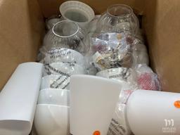 Assorted Metal and Glass Globes