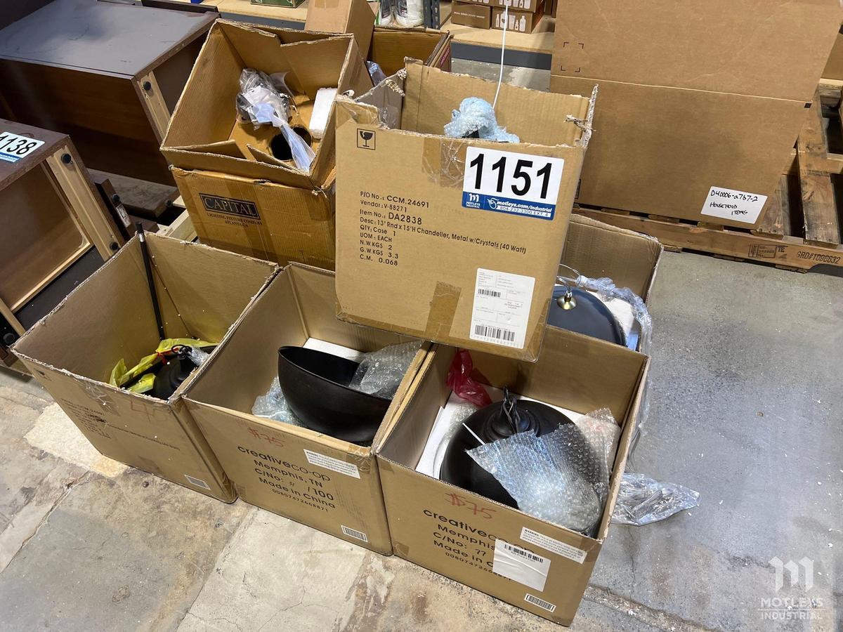 Lot of Assorted Light Fixtures