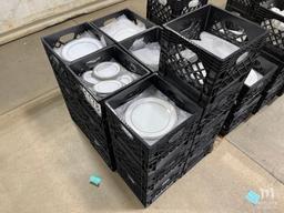 20 Crates: Dinner Plates, Salad Plates, Cups