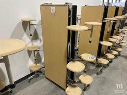 Mobile Folding Cafeteria Table